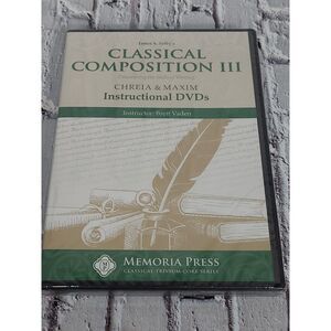 Classical Composition:‎ Chreia and Maxim Stage Instructional DVDs - NEW SEALED